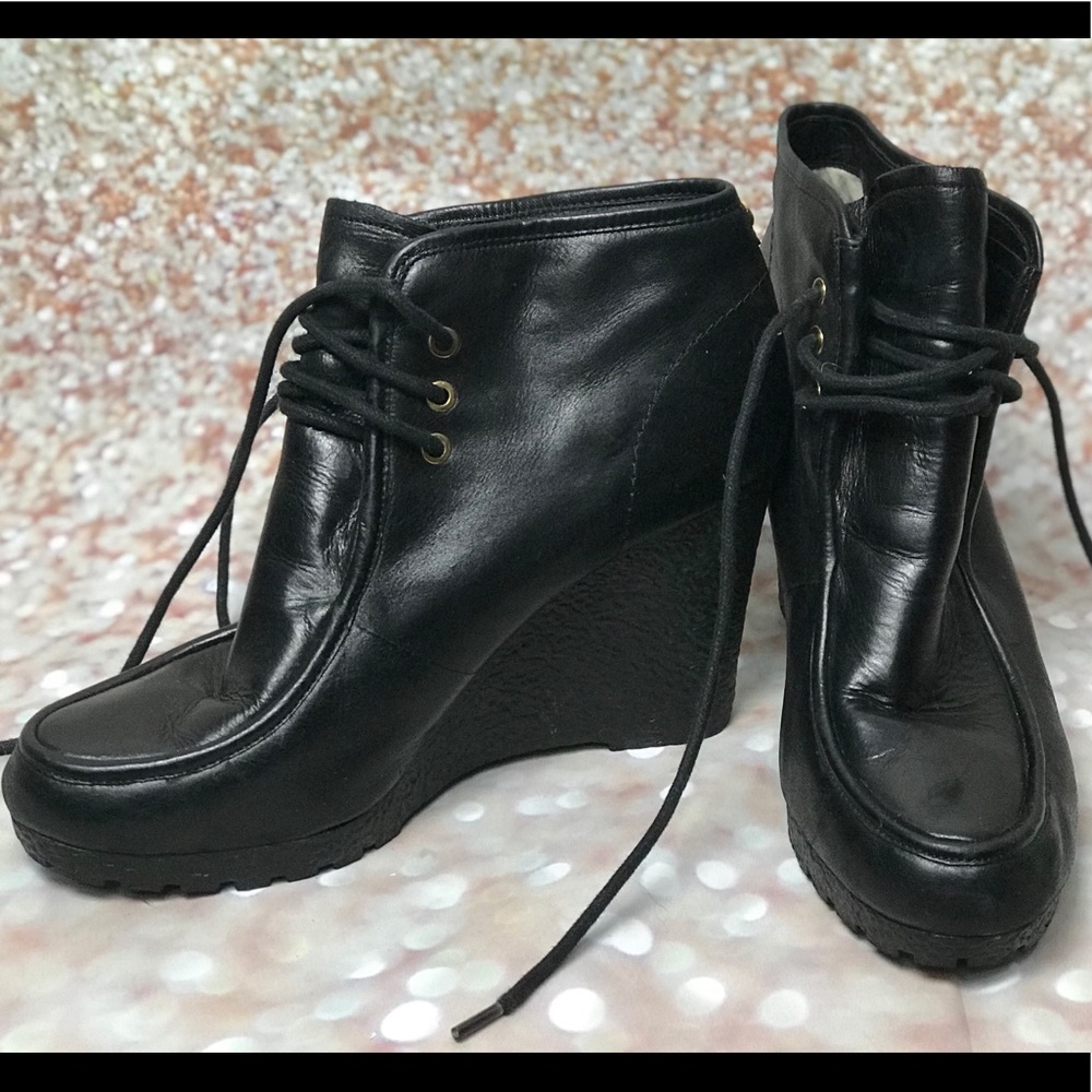 Micheal Kors wedge ankle boots